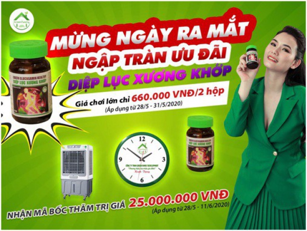 Diệp lục xương khớp – bổ khớp nhuận xương, cả nhà đều khỏe